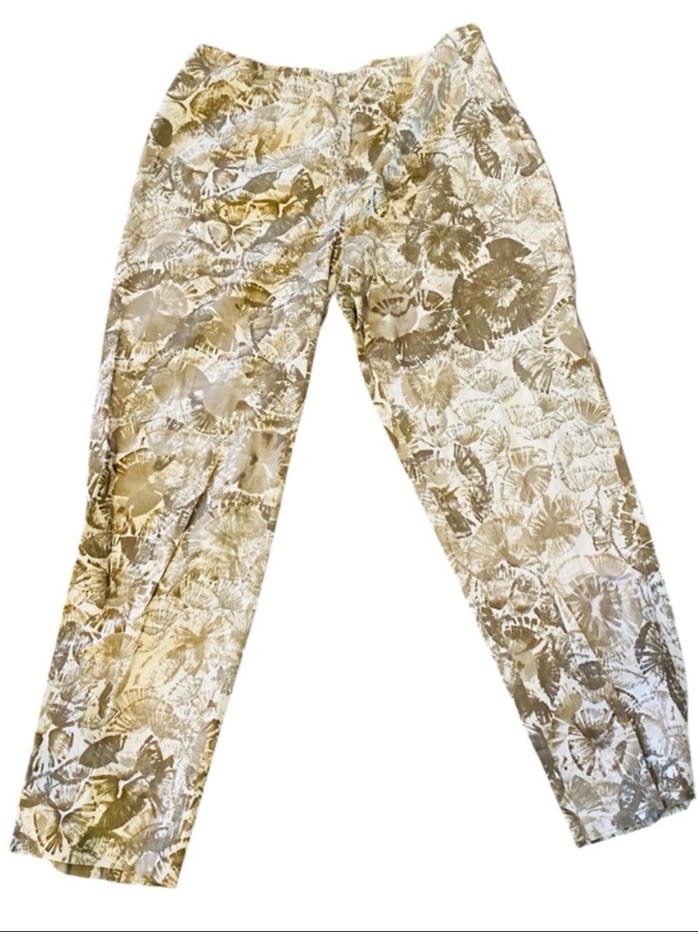PIAZZA SEMPIONE Printed Audrey Capri Pants